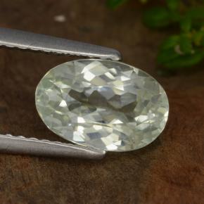 2.36 карата, натуральный Светло-зеленый Хидденит, Огранка Овал, VVS-VS