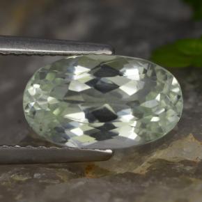 3.32 карата, натуральный Светло-зеленый Хидденит, Огранка Овал, VVS-VS