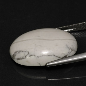 9.46 карата, натуральный Серовато-белый Хаулит, Огранка Овал, Непрозрачный