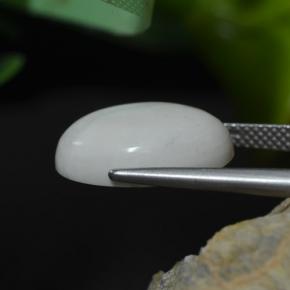 Натуральный Серовато-белый Говлит 8,56 карата Огранка Овал, Непрозрачный