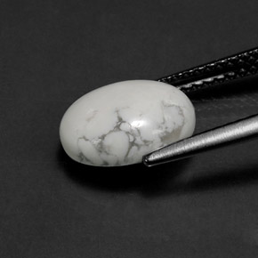 2.55 карата, натуральный Серовато-белый Хаулит, Огранка Овал, Непрозрачный