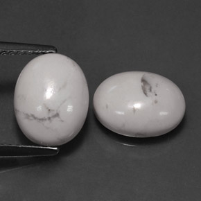  карата, натуральный Серовато-белый Хаулит, Огранка Овал, Непрозрачный