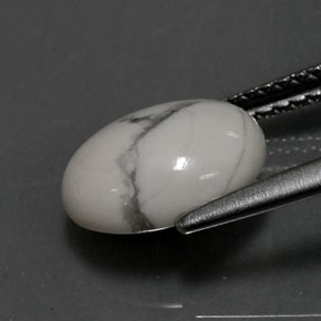 2.60 карата, натуральный Серовато-белый Хаулит, Огранка Овал, Непрозрачный