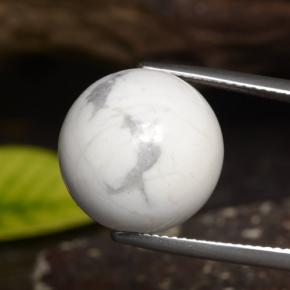 Натуральный Многоцветный белый Говлит 23,14 карата Сфера / Шар, Непрозрачный