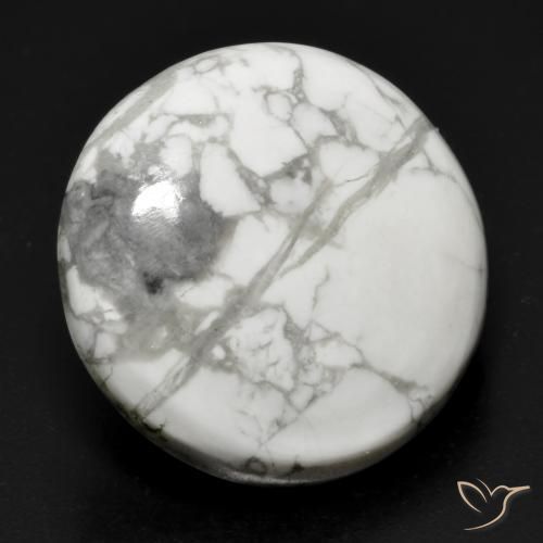 22.71ct Натуральный Серовато-белый Говлит, Круглый, Непрозрачный