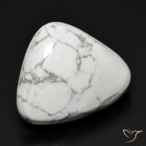 15.63ct Натуральный Серовато-белый Говлит, Триллион, Непрозрачный