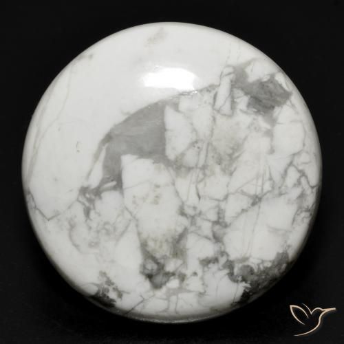 27.40ct Натуральный Серовато-белый Говлит, Круглый, Непрозрачный