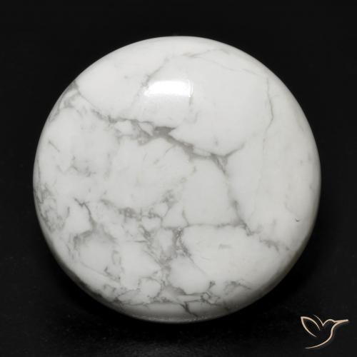 17.64ct Натуральный Серовато-белый Говлит, Круглый, Непрозрачный