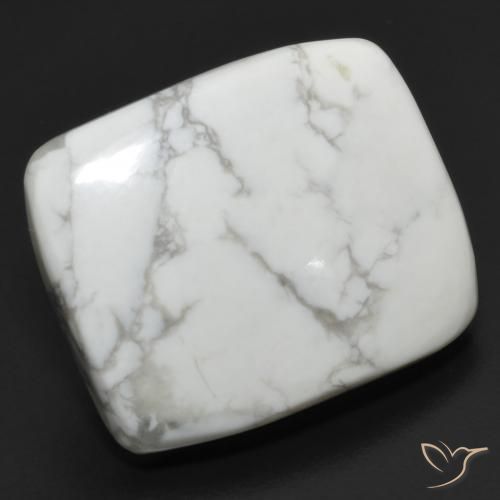 21.82ct Натуральный Серовато-белый Говлит, Подушка, Непрозрачный