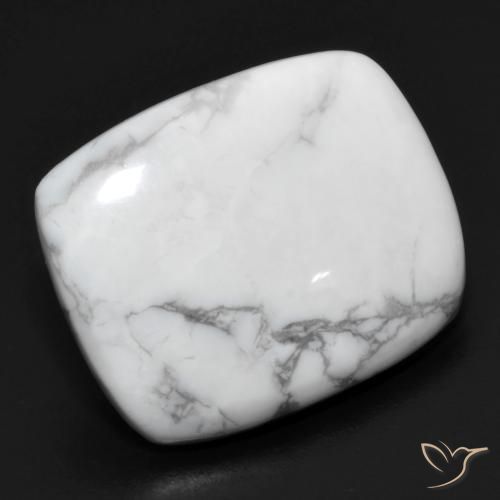 15.56ct Натуральный Серовато-белый Говлит, Подушка, Непрозрачный