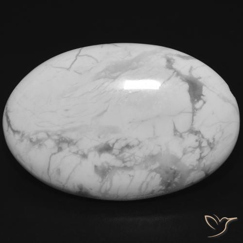 25.79ct Натуральный Серовато-белый Говлит, Овал, Непрозрачный