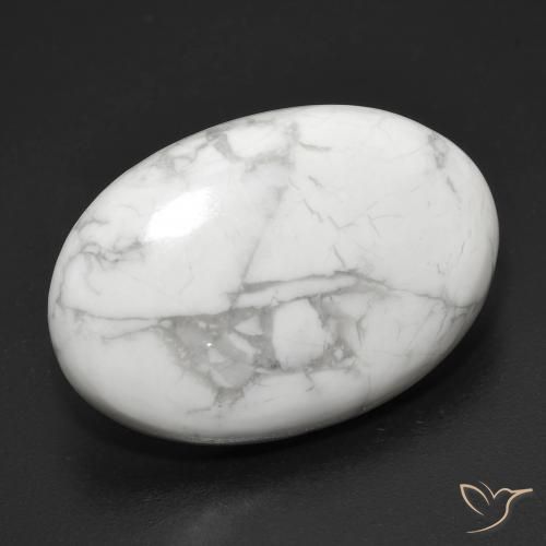 23.22ct Натуральный Серовато-белый Говлит, Овал, Непрозрачный