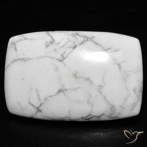 27.68ct Натуральный Серовато-белый Говлит, Подушка, Непрозрачный