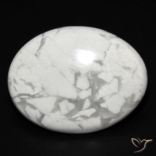 17.91ct Натуральный Серовато-белый Говлит, Овал, Непрозрачный