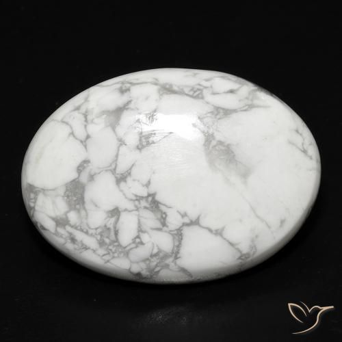 17.45ct Натуральный Серовато-белый Говлит, Овал, Непрозрачный
