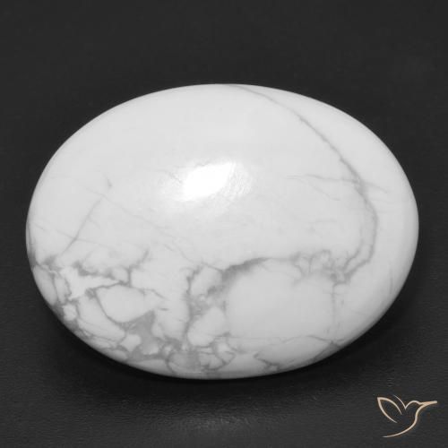 16.38ct Натуральный Серовато-белый Говлит, Овал, Непрозрачный