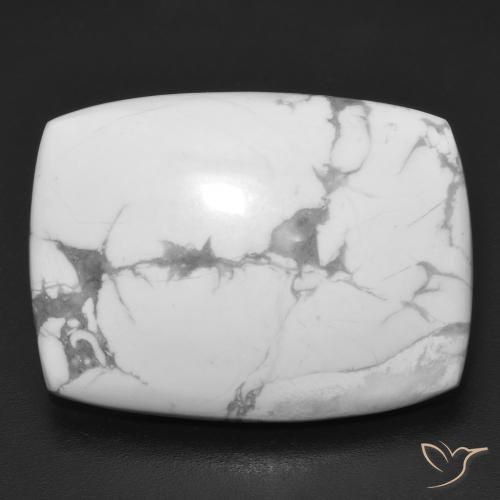 24.74ct Натуральный Серовато-белый Говлит, Подушка, Непрозрачный