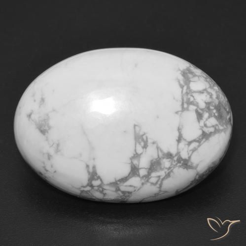 20.77ct Натуральный Серовато-белый Говлит, Овал, Непрозрачный
