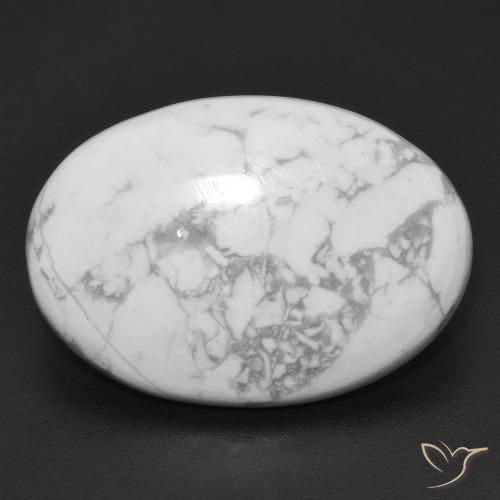 20.46ct Натуральный Серовато-белый Говлит, Овал, Непрозрачный