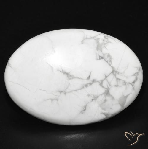 31.08ct Натуральный Серовато-белый Говлит, Овал, Непрозрачный