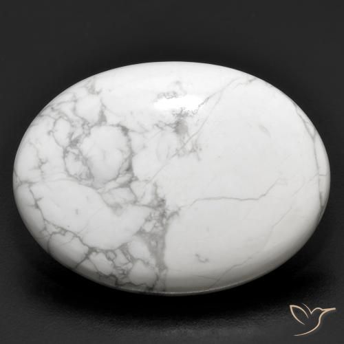 26.94ct Натуральный Серовато-белый Говлит, Овал, Непрозрачный