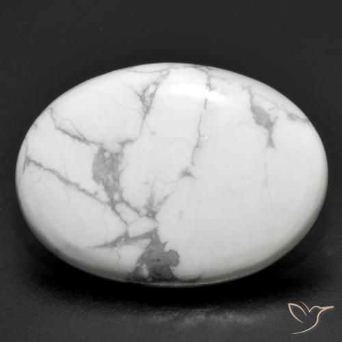 21.31ct Натуральный Серовато-белый Говлит, Овал, Непрозрачный