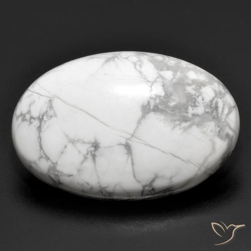 31.05ct Натуральный Серовато-белый Говлит, Овал, Непрозрачный