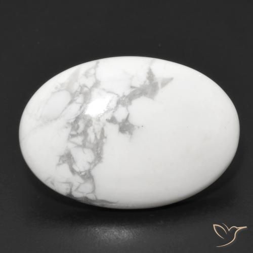 14.05ct Натуральный Серовато-белый Говлит, Овал, Непрозрачный