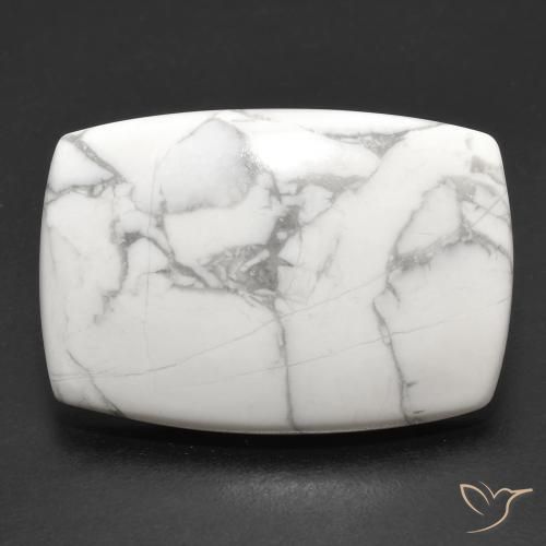 21.38ct Натуральный Серовато-белый Говлит, Подушка, Непрозрачный