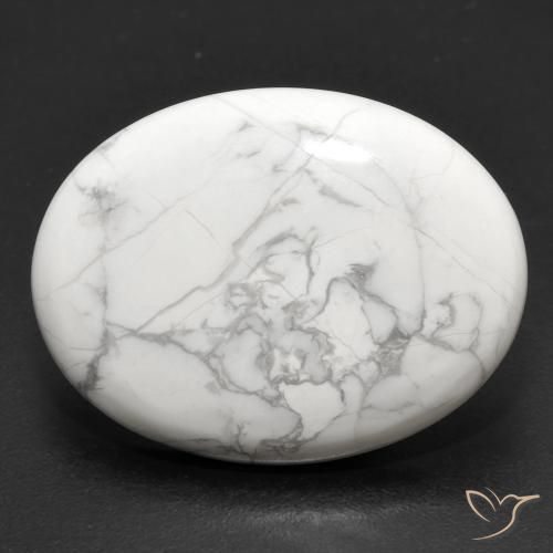 16.35ct Натуральный Серовато-белый Говлит, Овал, Непрозрачный