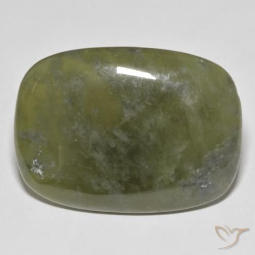 41.69ct Натуральный Теплый зеленый Идокраз, Подушка, Непрозрачный