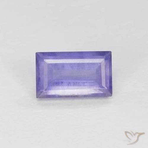 0.28ct Натуральный Голубовато-фиолетовый Иолит, Огранка Багет, Чистота VS