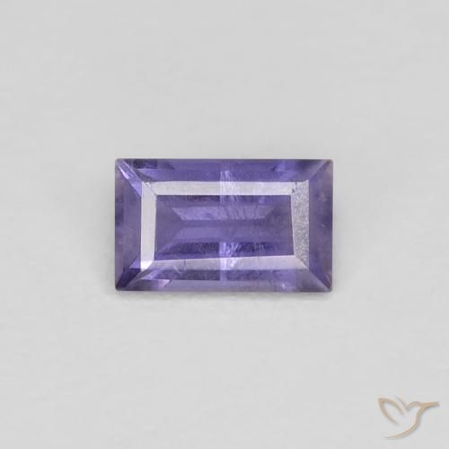 0.25ct Натуральный Светло-розовато-фиолетовый Иолит, Огранка Багет, Чистота VS