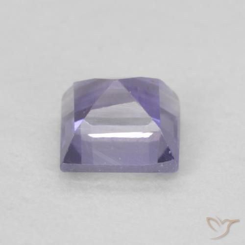 0.17 карата, натуральный Medium Light-Violet Иолит, Квадрат, Чистота VVS