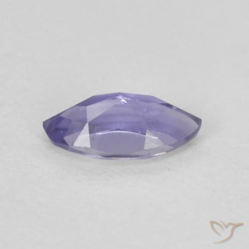 0.19 карата, натуральный Medium Light-Violet Иолит, Маркиза, Чистота VVS
