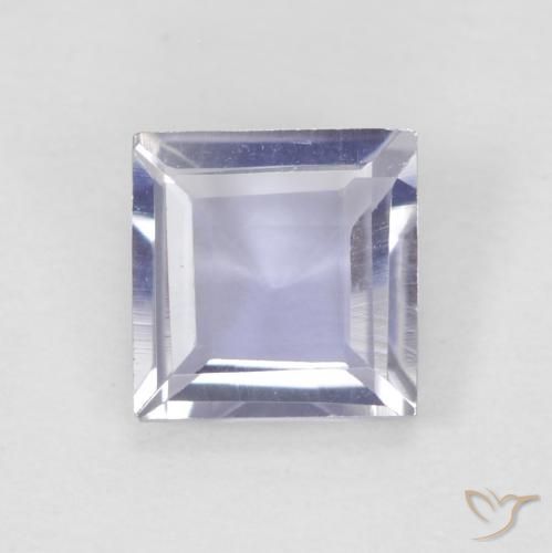 0.28ct Натуральный Medium Light-Violet Иолит, Квадрат, Чистота VVS