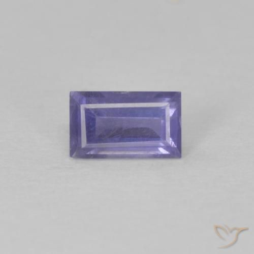 0.28ct Натуральный Темно-пурпурный Иолит, Огранка Багет, Чистота VS