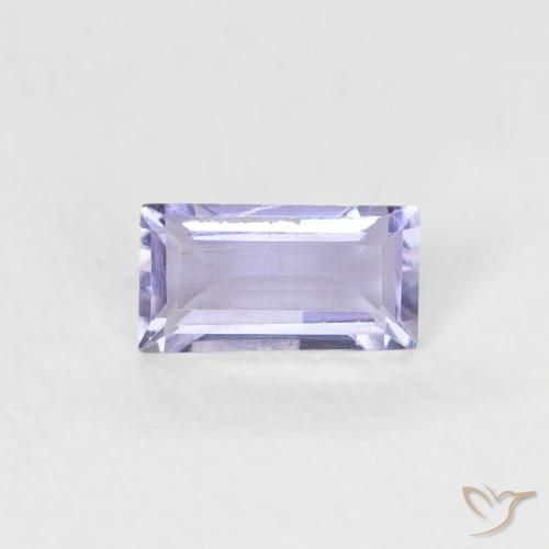 0.19ct Натуральный Розовато-фиолетовый Иолит, Огранка Багет, Чистота VS