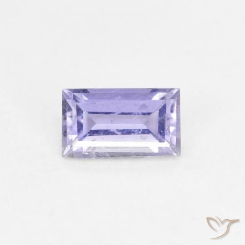 0.27ct Натуральный Розовато-фиолетовый Иолит, Огранка Багет, Чистота VS