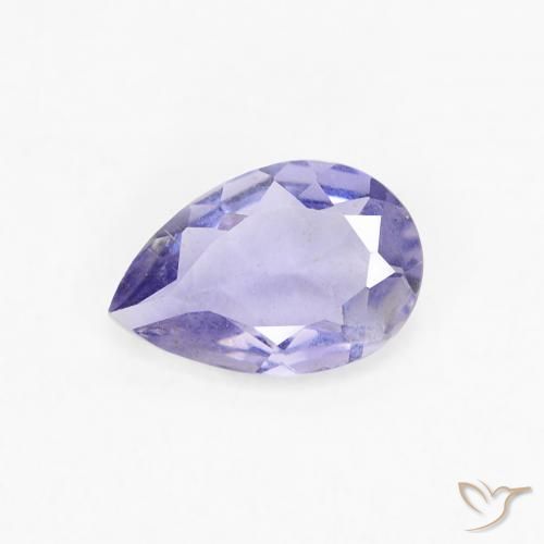 0.28ct Натуральный Medium Light-Violet Иолит, Форма груши, Чистота VS