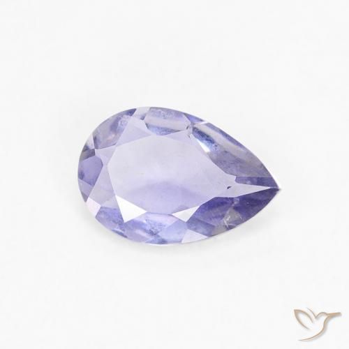 0.28 карата, натуральный Medium Light-Violet Иолит, Форма груши, Чистота VS