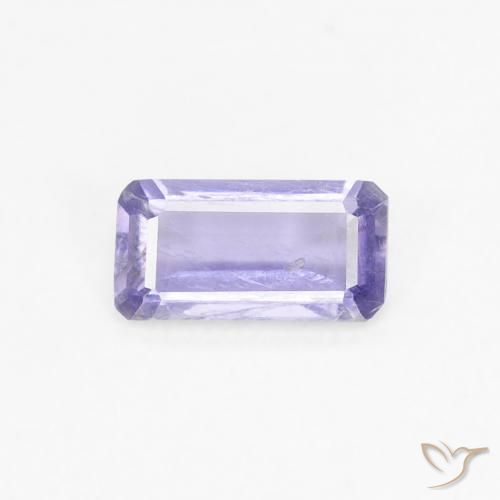 0.28ct Натуральный Medium Light-Violet Иолит, Изумрудная огранка, VS-SI