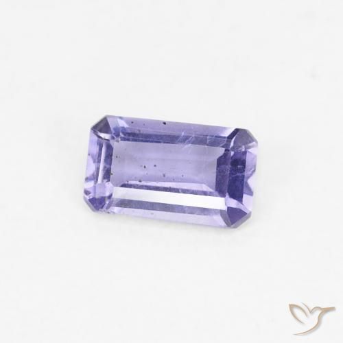 0.25 карата, натуральный Medium Light-Violet Иолит, Октагон / Изумрудная Огранка, VS-SI
