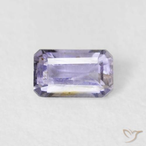 0.29ct Натуральный Medium Light-Violet Иолит, Изумрудная огранка, VS-SI