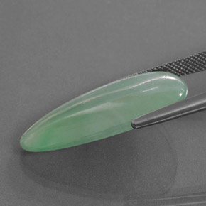 21.30 карата, натуральный Зеленый Жадеит, причудливая, Прозрачный