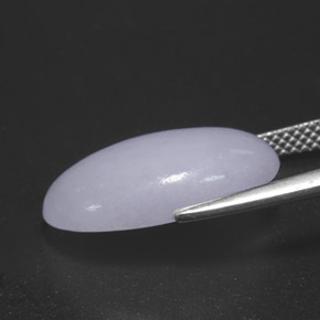 10.72 карата, натуральный Лаванда Жадеит, Огранка Овал, Непрозрачный