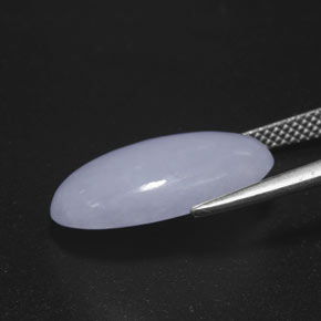 10.99 карата, натуральный Лаванда Жадеит, Огранка Овал, Непрозрачный