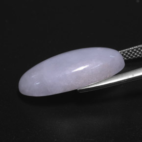 11.87 карата, натуральный Лаванда Жадеит, Огранка Овал, Непрозрачный