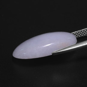 11.40 карата, натуральный Лаванда Жадеит, Огранка Овал, Непрозрачный