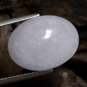 11.62 карата, натуральный Лаванда Жадеит, Огранка Овал, Полупрозрачный